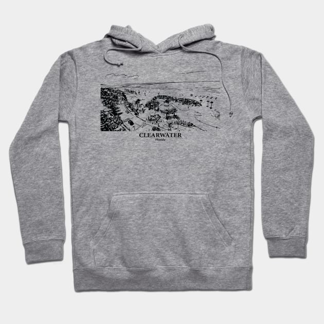 Clearwater - Florida Hoodie by Lakeric